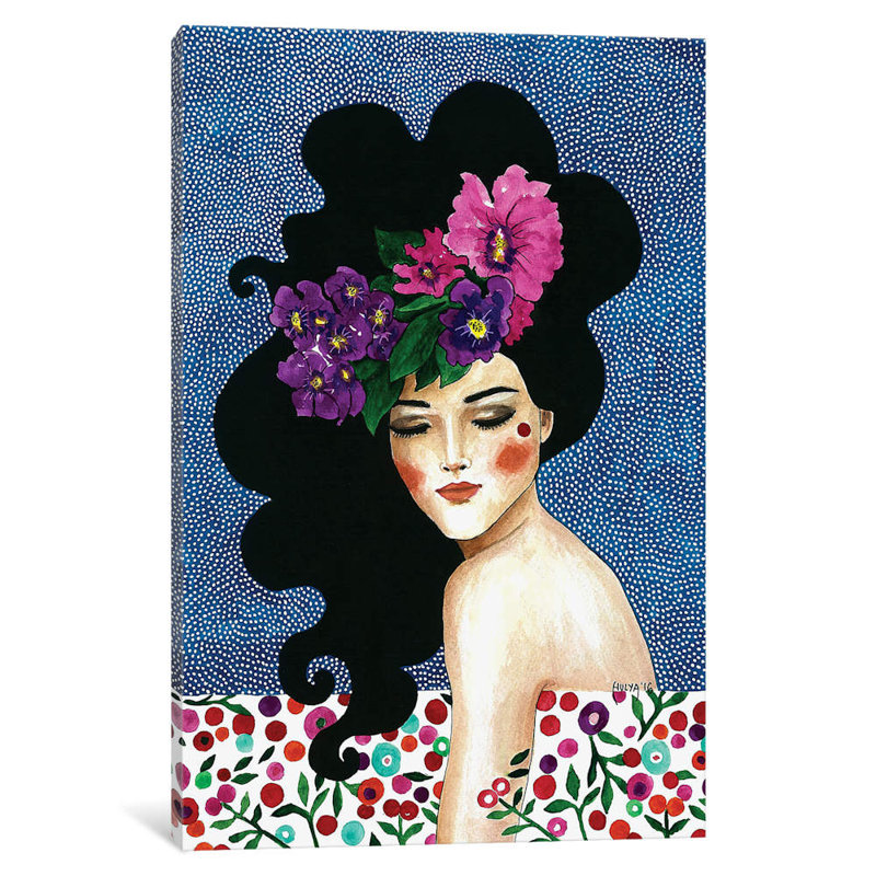 Whispering Heart by Hulya Ozdemir - Wrapped Canvas Giclée Art Print, 66.04 cm H x 45.72 cm W x 3.175 cm D