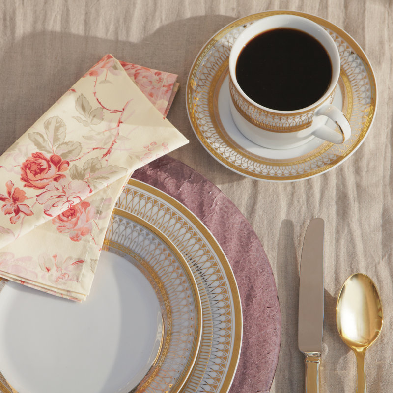 Shyanne Porcelain Teacup and Saucer