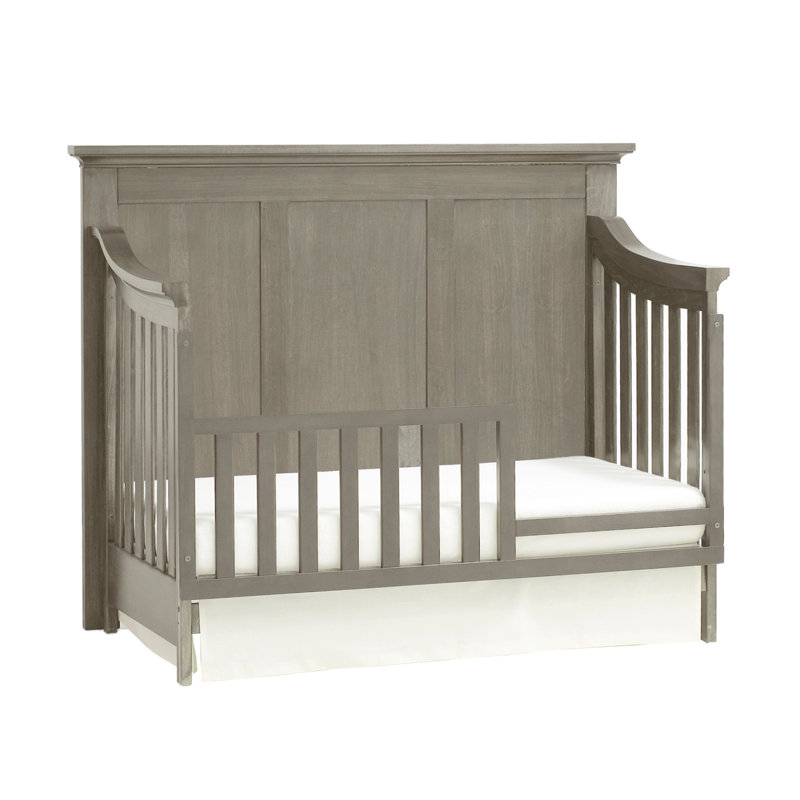 Lit de bébé convertible 4 en 1 gris cendré Jackson