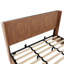 Base de lit moderne pour chambre à coucher, chambre d'amis, base de lit plateforme en bois avec mécanisme de levage