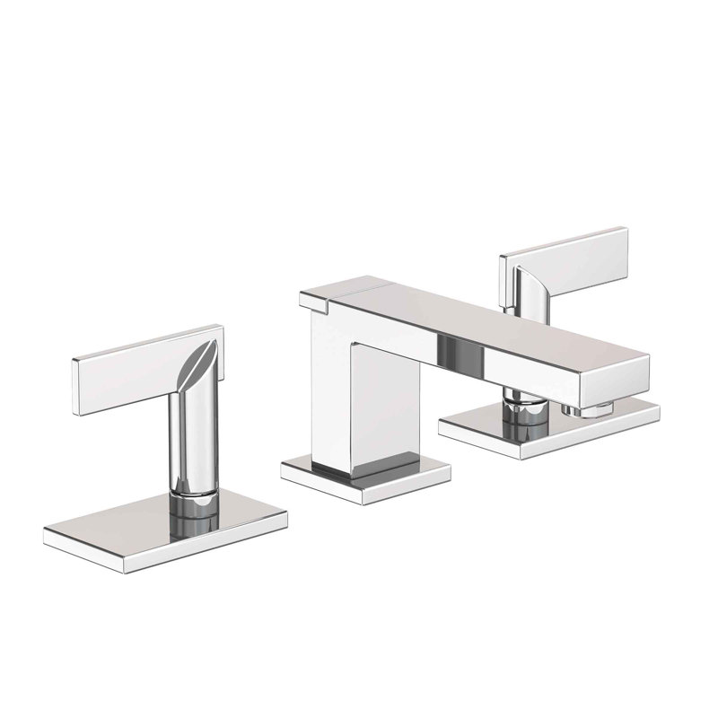 Metro Widespread Bathroom Faucet with Drain Assembly, Polished Chrome