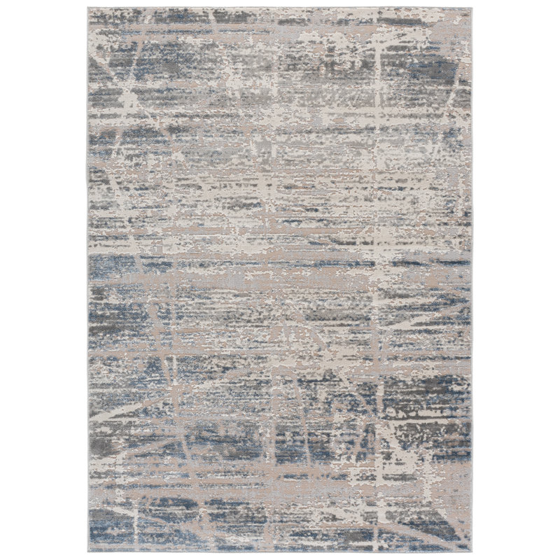 Tapis à performance abstraite Palma 370, Rectangle 9 pi 0 po x 12 pi 0 po