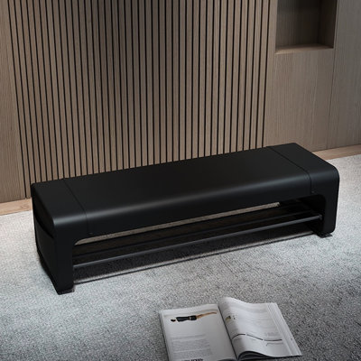 Upholstered Shoe Storage Bench 55.12