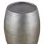 Table de bout, table d'appoint avec design martelé à la main en aluminium moderne et moderne 21 po-1856199062