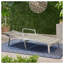 Chaise longue d'extérieur en aluminium Oxton