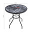 Round 80cm L Outdoor Garden Table