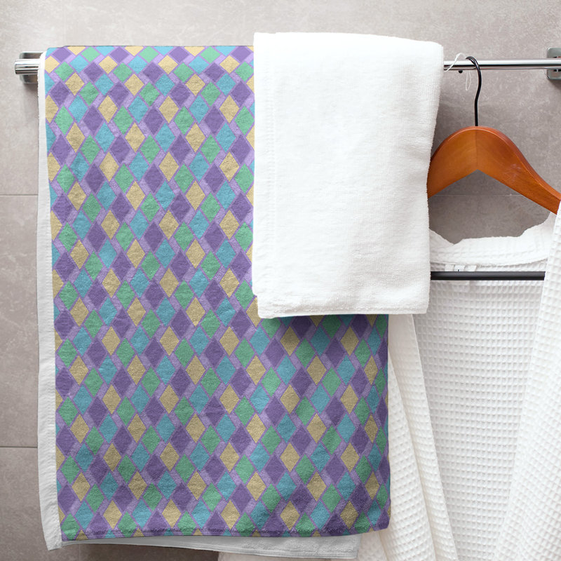Katelyn Elizabeth Bath Towel, Purple Pastel
