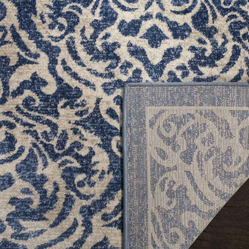 Delphi Damask Hand Woven Area Rug, Round 201 cm
