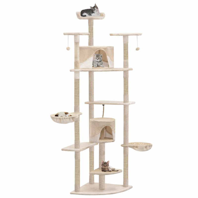 Amalia 203cm H Cat Tree, Beige