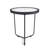 Nathyn Glass Top End Table