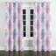 Rideaux marocains pour la chambre à coucher - Rideau contemporain à œillets pastel Boho Mandala - 1 panneau-1027679462-1027679458