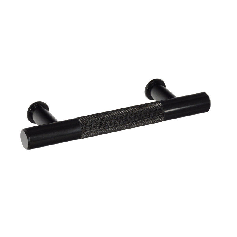 Linear 3 3/4" Center to Center Bar Pull, 3", Black