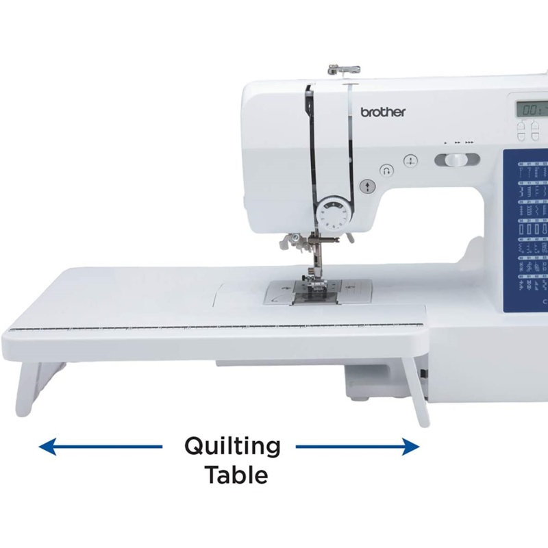 70-Stitch Computerized Sewing Machine with Wide Table