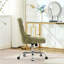 Chaise de bureau moderne rembourrée capitonnée à boutons en chenille, chaise de bureau pivotante réglable-1442139047