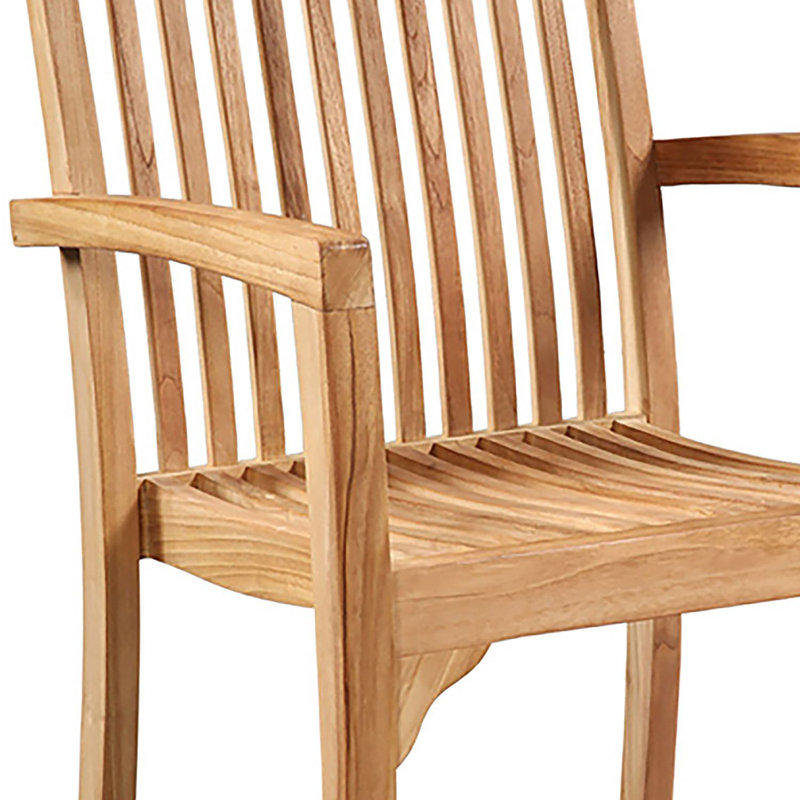 Ashdown Teak Wood Outdoor Arm Chair