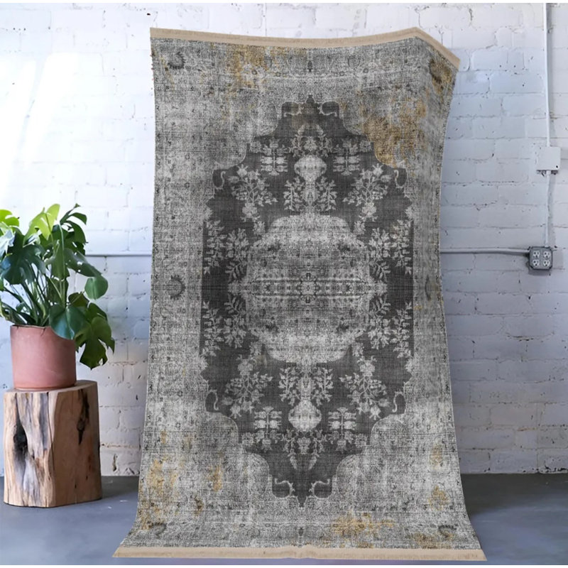 Tapis intérieur / extérieur Samauria, Tapis de couloir 4 pi x 8 pi 3 po