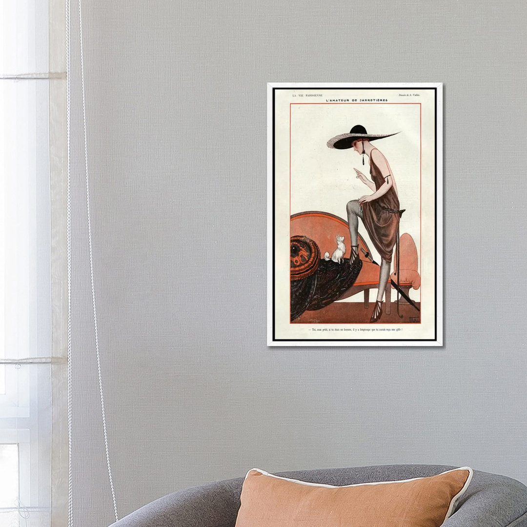 1922 La Vie Parisienne Magazine Plate von Armand Vallee - Gallery-Wrapped Canvas Giclée on Canvas