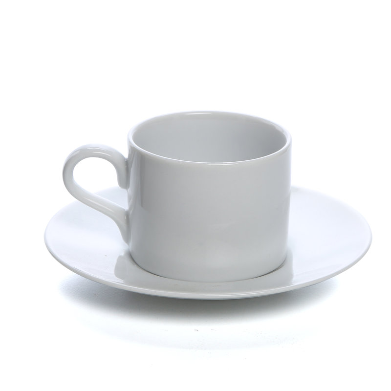 4 oz. Hannahjo Tasse à thé et soucoupe