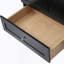Meuble-lavabo noir 36 po (lavabo non inclus)
