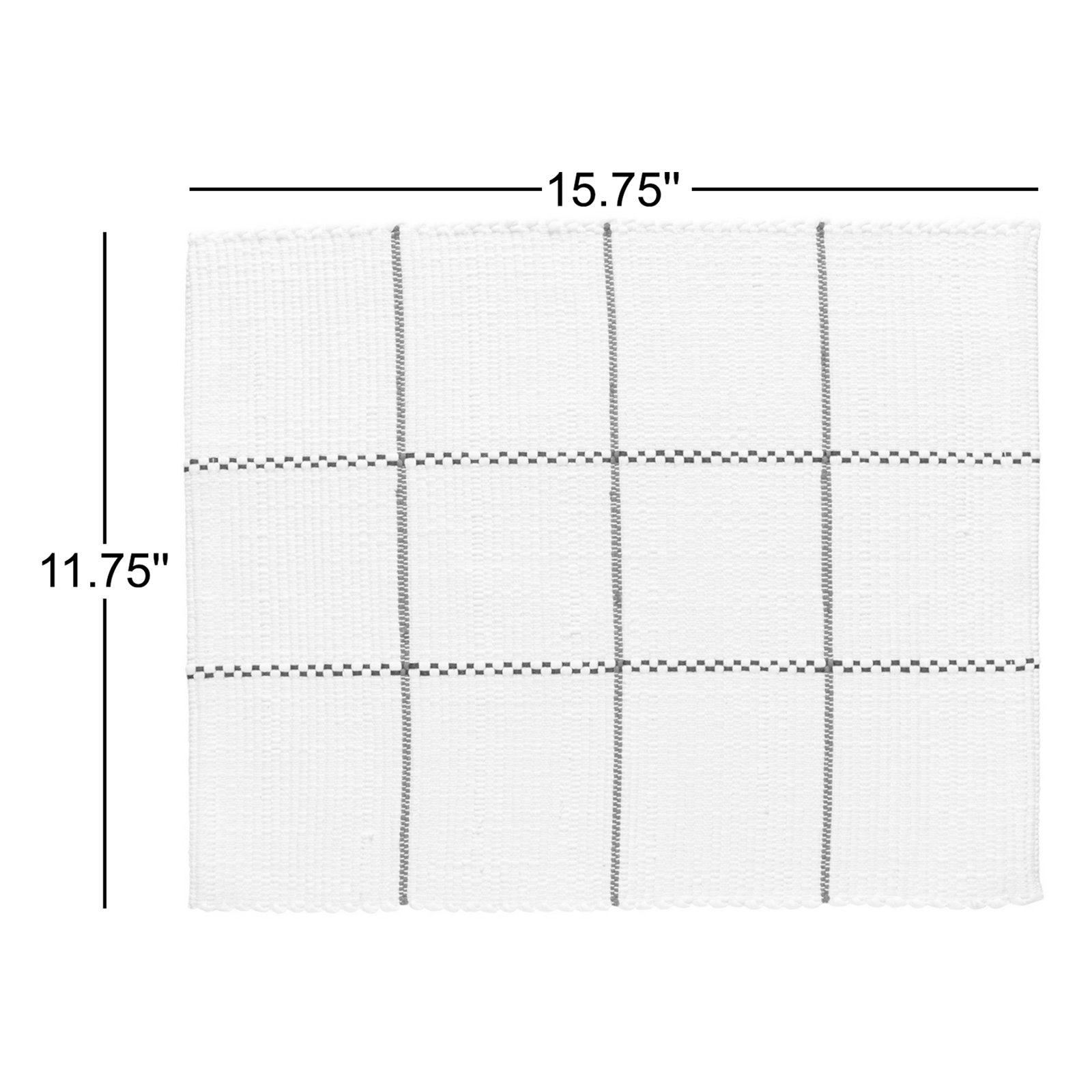 Joana Reversible Placemat, White/Blue