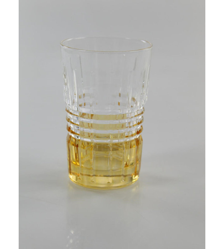 Ensemble de 6 verres à gin, Transparent / ambre