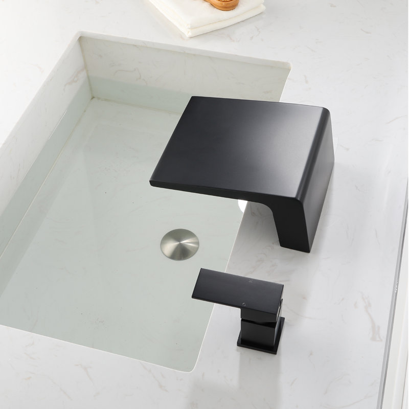 Widespread Single-handle Bathroom Faucet, 30 cm H x 20 cm W