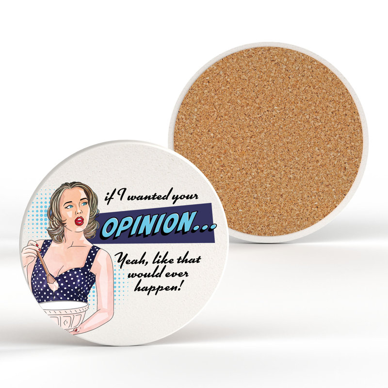 Ceramic Round 1 Piece Coaster