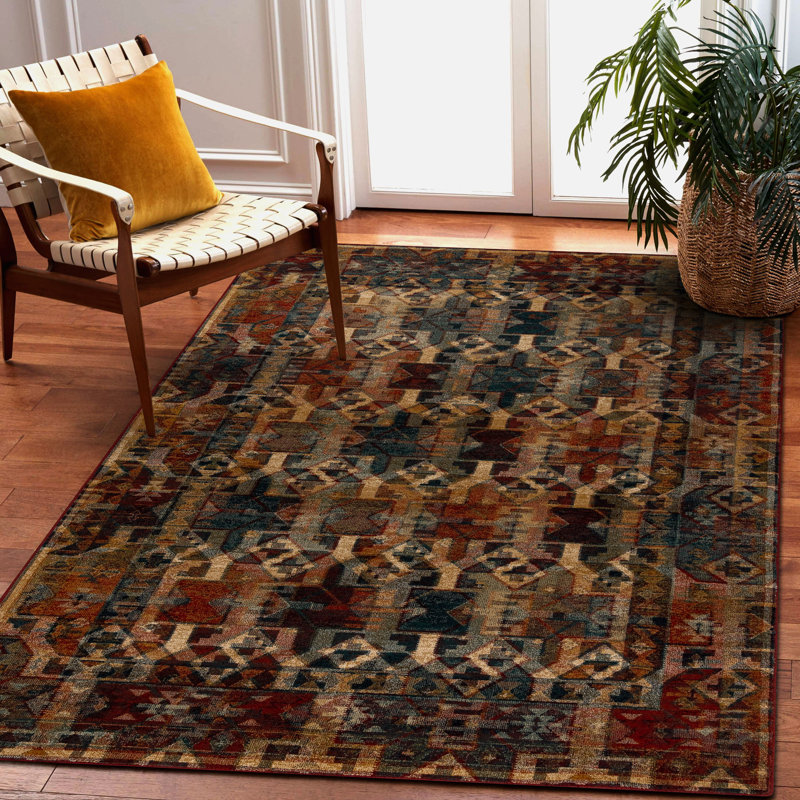 Zelda Oriental Wool Area Rug, Rectangle 200 x 300cm