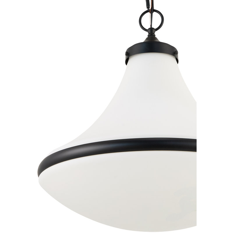 Galey Alix x Livabliss Colleen Pendant , Matte Black, 79.75" H x 17" W x 17" D