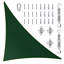 Toile d'ombrage triangulaire Amgo Customize - 200 g / m², blocage UV 95% avec quincaillerie-107426991-107427081