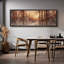 «Rustic Countryside Snowyest At Dusk», reproduction encadrée-96074443-111664874