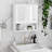Bathroom Wall Cabinet With Doule Mirror Doors And Shelvs