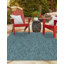 Tapis bleu sarcelle intérieur / extérieur Sevim-22495255