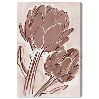 «Thistle Buds I», impression sur toile par Art Remedy, tendue sur toile, 24 x 36