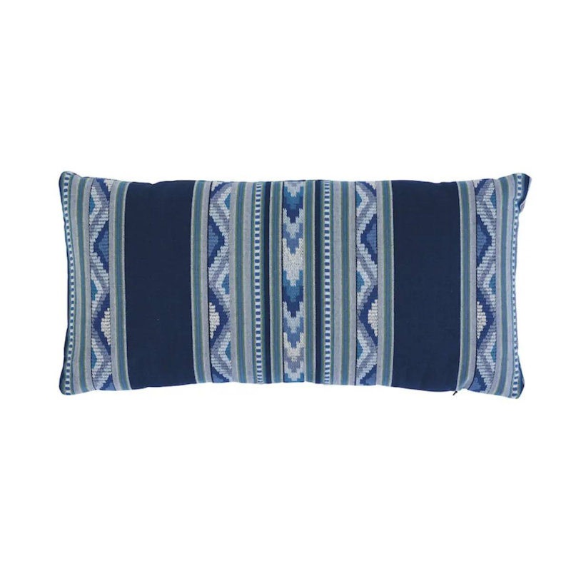 Zarzuela Embroidery Pillow, Indigo