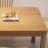 Burlywood Rectangular Solid Wood Dining Table-1952173602