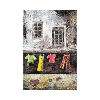 Io Resto A Casa by Donatella Marraoni - Wrapped Canvas Gallery-Wrapped Canvas Giclée