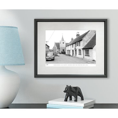 Newchurch, All Saint's Church and the Pointer Inn C1955 1 Piece Single Picture Frame Wall Art