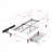 Upholstered Platform Bed Frame with 2 Storage Drawers, Adjustable Velvet Sofa Bed-898825466-898825467