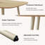 Table de salle à manger moderne avec pieds en métal-108896934-107402647