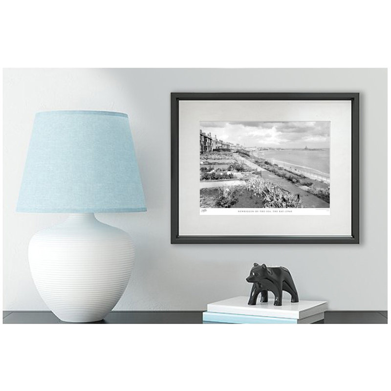 Newbiggin By The Sea, The Bay C1960 - Single Picture Frame Print, 28cm H x 36cm W x 2.3cm D