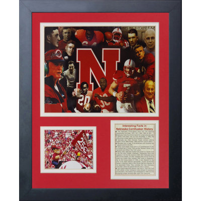 Souvenirs encadrée nebraska cornhuskers greats