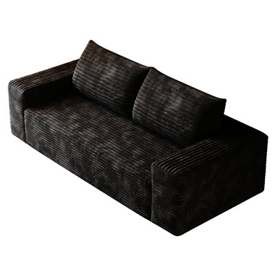 Upholstered 34.95 " Cotton Sofa