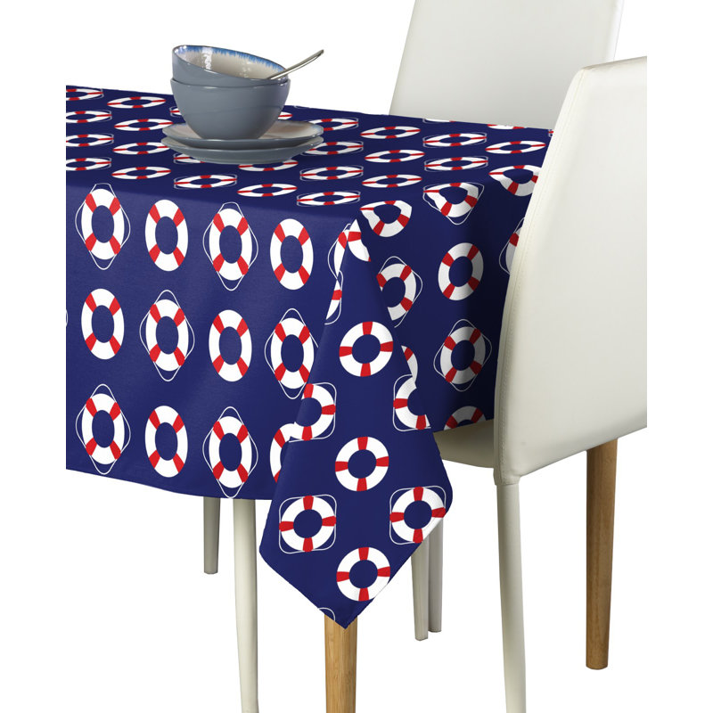 Escobedo Life Saver Floats Milliken Signature Tablecloth, 120" L x 60" W
