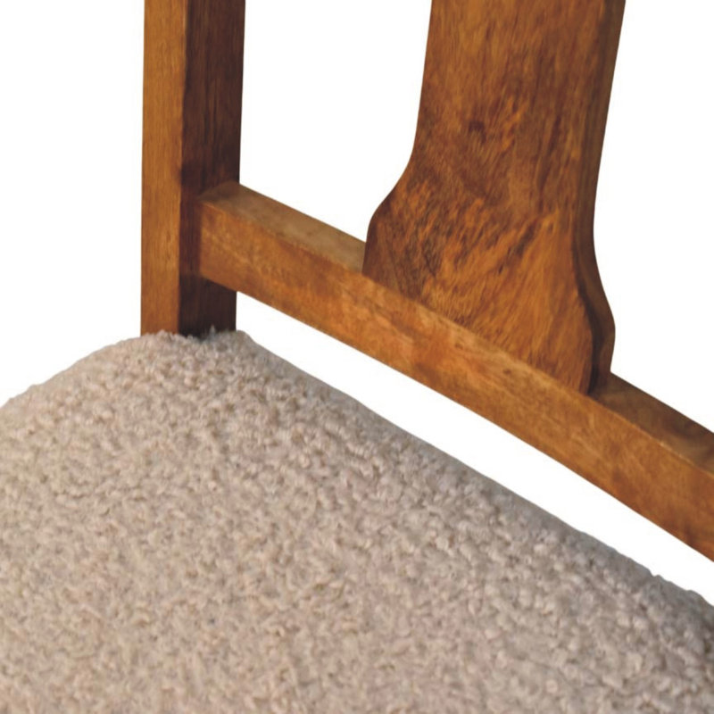 Chaise d'écriture avec pieds tournés
