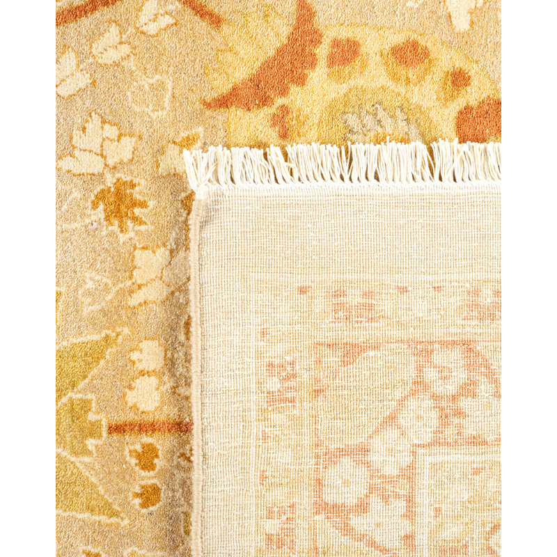Keller One-of-a-Kind 8' 2" X 10' 5" 2000s Wool Area Rug in Ivory