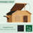 Outdoor Wooden Cat Shelter - Enclosure With Openable Roof And Space For Multiple Cats 2-storey House To Enjoy Their Time