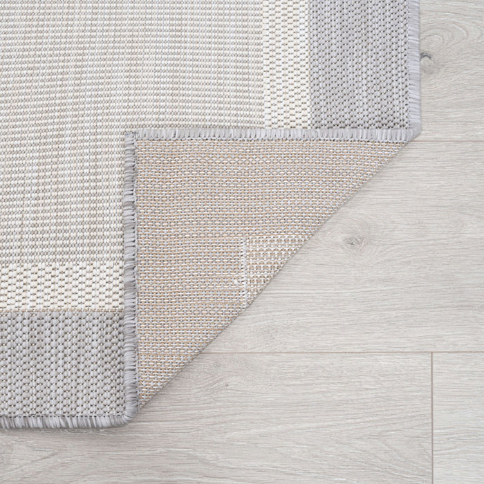 Three Posts™ Deerwood Flatweave Gray Indoor/Outdoor Rug & Reviews | Wayfair