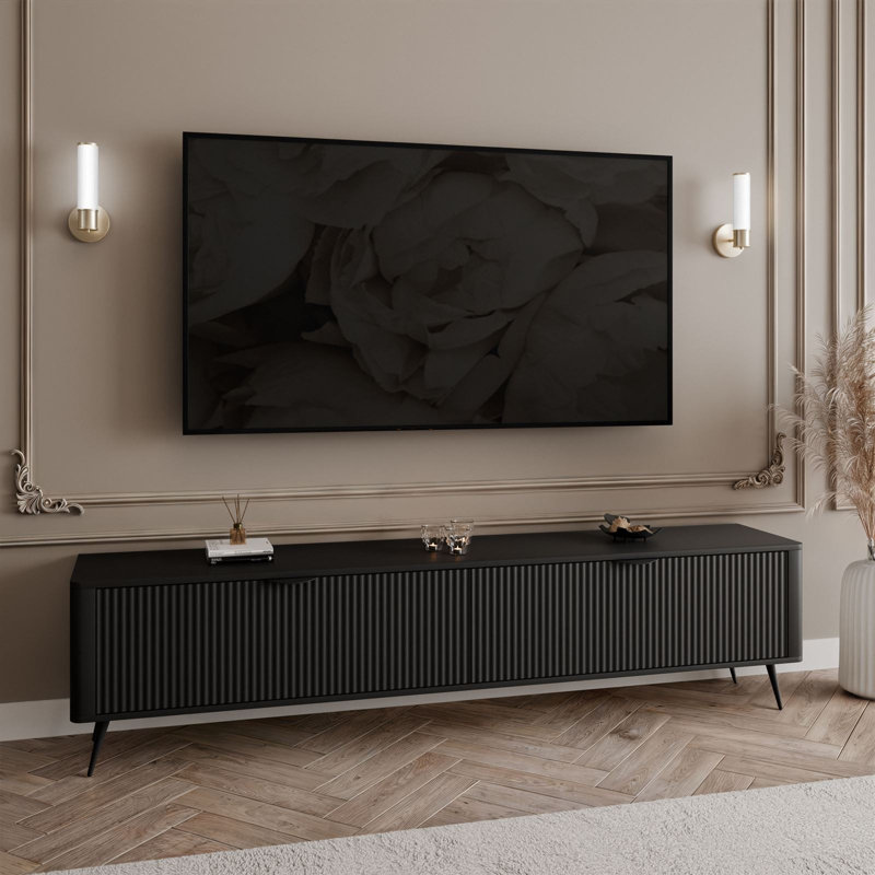 TV Stand for TVs up to 50", Black