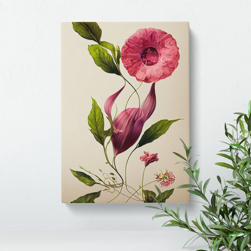 Flower Portrait No.1 - Wrapped Canvas Print, 50cm H x 35cm W